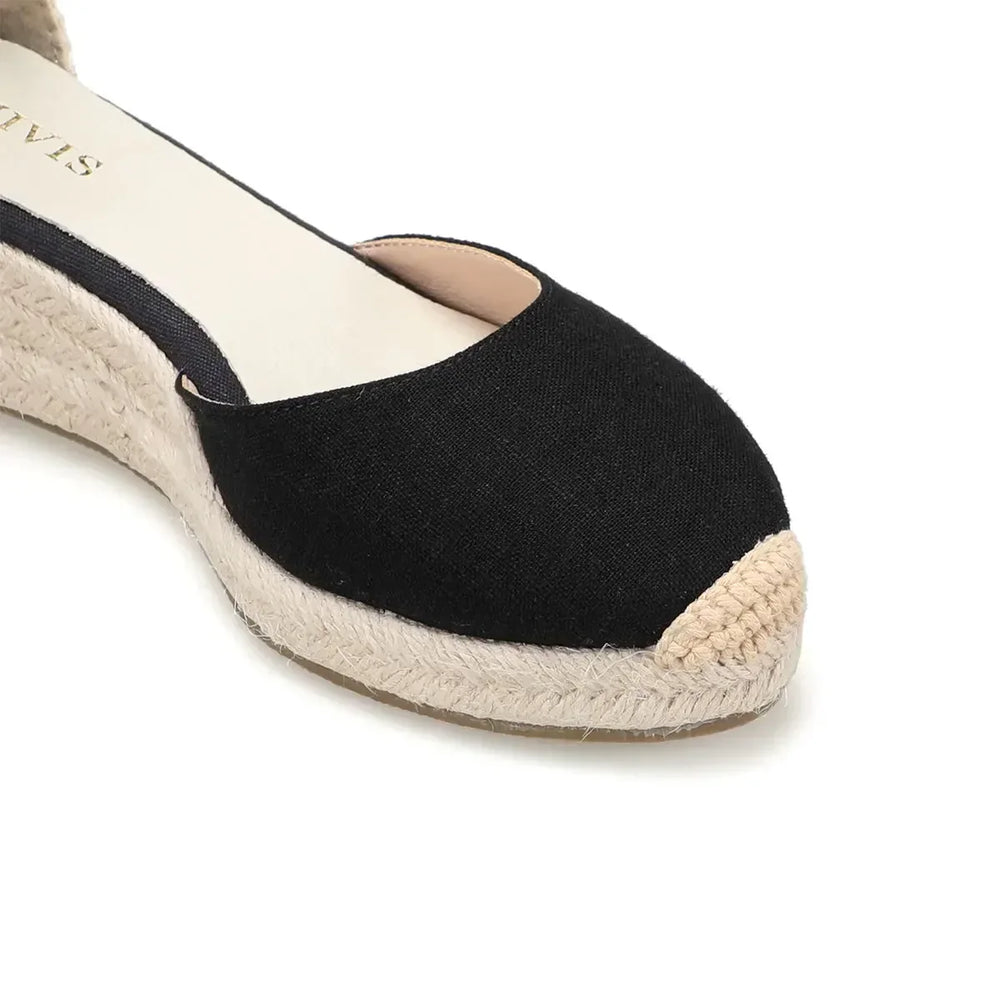 Levoire | Sandales À Talon Compensé Pour Femmes Confortables À Lacets Pour L'Été