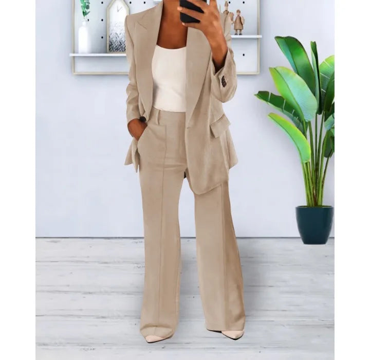 Levoire | Ensemble De Pantalon Élégant Et De Veste Pour Femmes