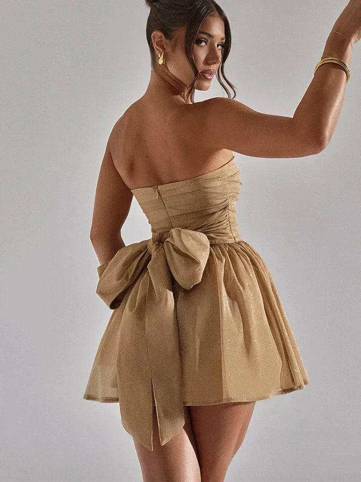 Levoire | Robe Mini Sans Manches Avec Paillettes