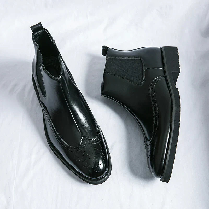 Levoire | Chaussures En Cuir Musta