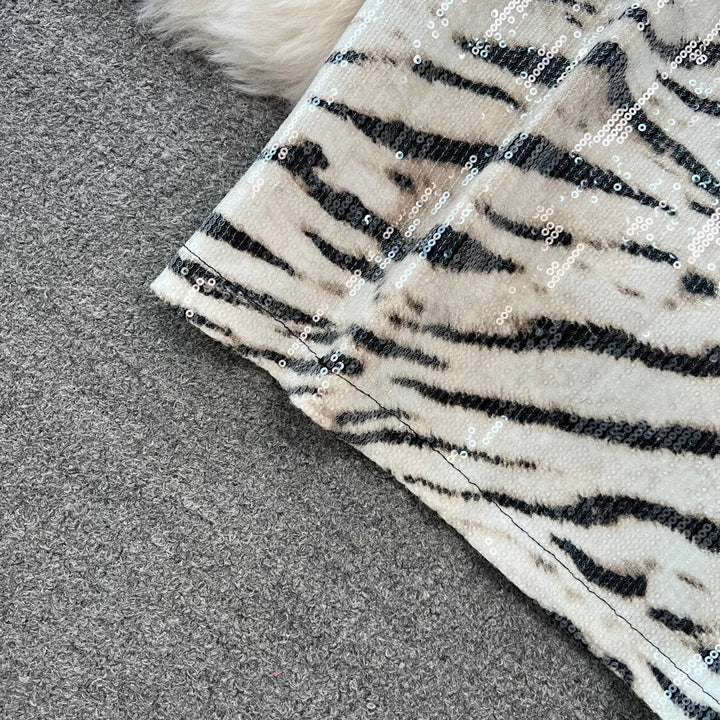 Levoire | Jupe En Simili Cuir Imprimé Léopard Pour Un Look Sauvage Et Moderne