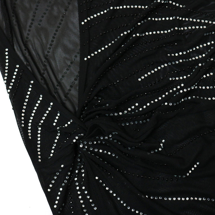 Levoire | Diamants Cristal Haut Côté Vent Robes Maxi