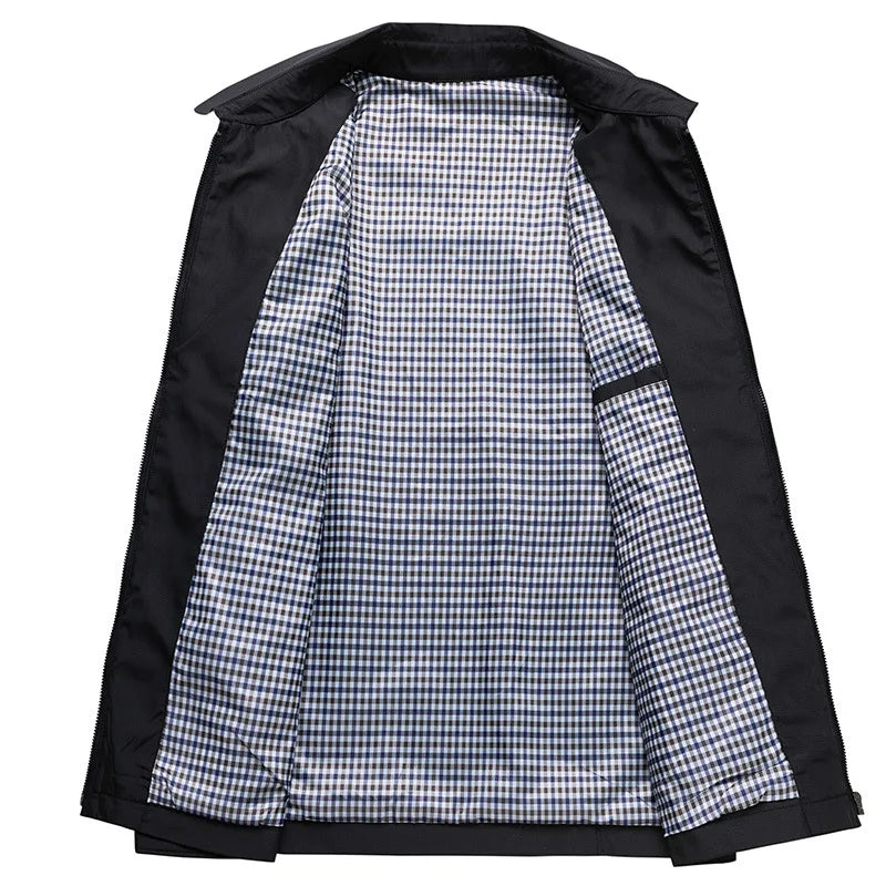 Levoire | Veste Slim Fit À Manches Longues Avec Fermeture Éclair