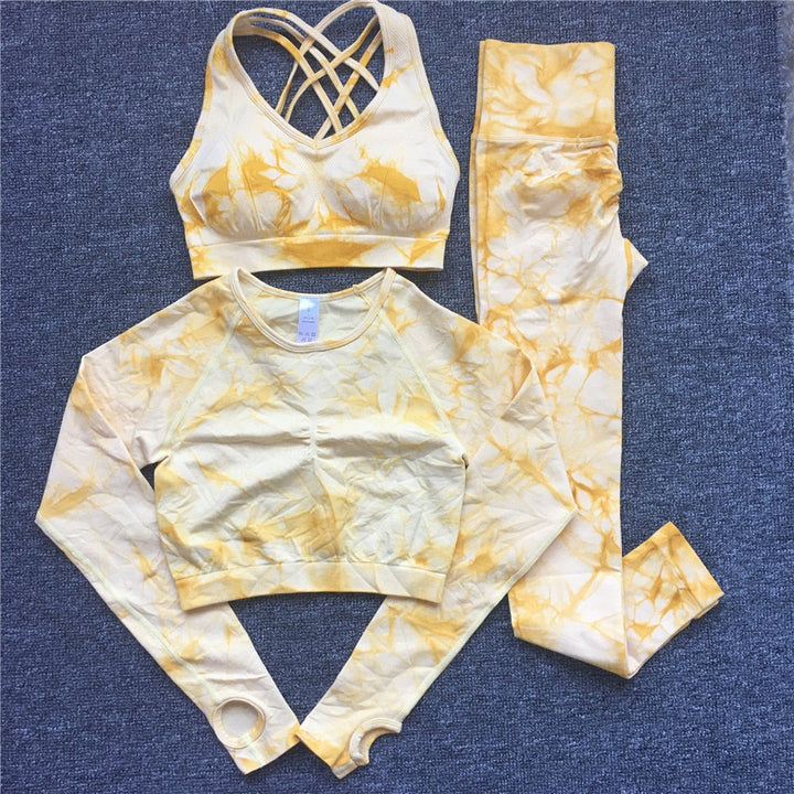 Levoire | Ensemble De Vêtements De Sport Pack De 3 Pour Une Utilisation Active Jaune
