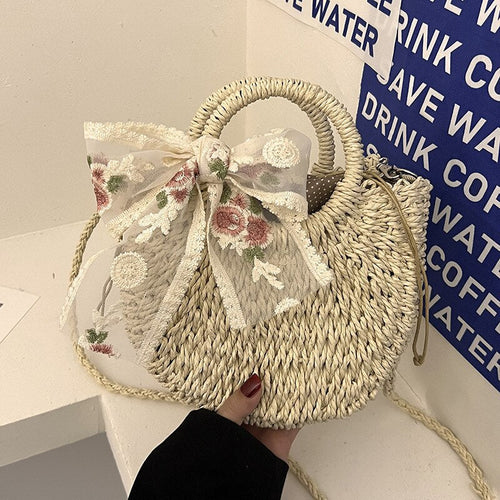 Levoire | Sac À Épaule En Rattan - Un Sac D'Été Élégant Pour Femmes