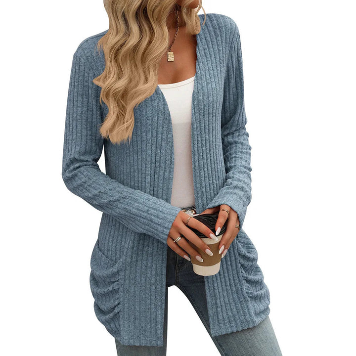Levoire | Gilet En Côtes Bleu gris