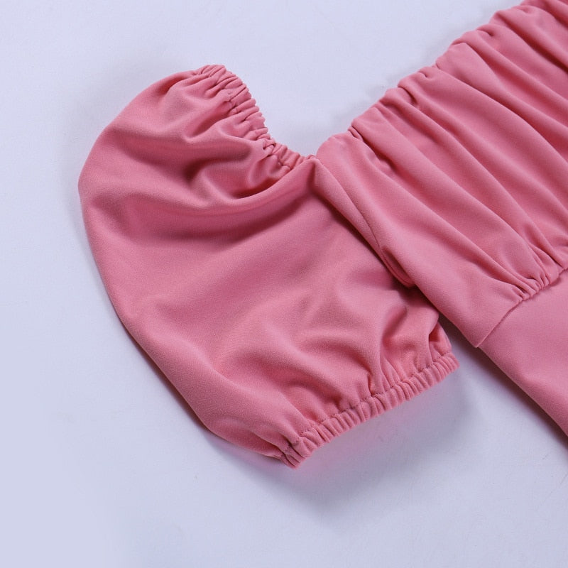 Levoire | Manchette Bouffante Ouverture Au Dos Robe Mini
