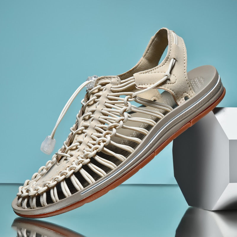 Levoire | Baskets Légères Tricotées Beige