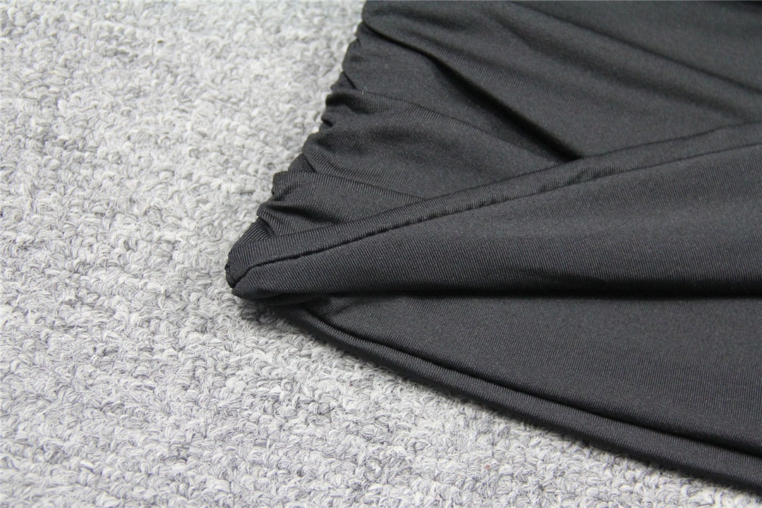 Levoire | Une Épaule Sans Bretelles Dos Ouvert Midi Robes