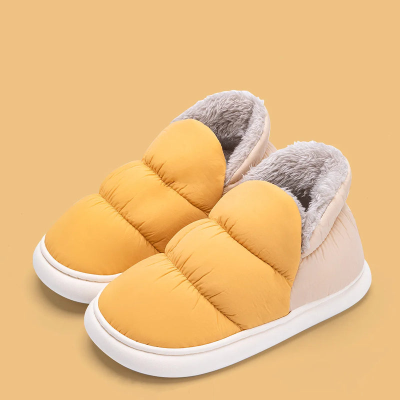 Levoire | Chaussons Imperméables Avec Doublure En Polaire Et Semelle Antidérapante Pour Le Confort Jaune