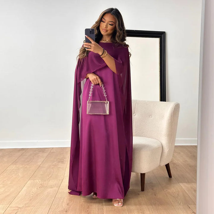 Levoire | Velours Robe Longue Pour Une Présentation Élégante Lila