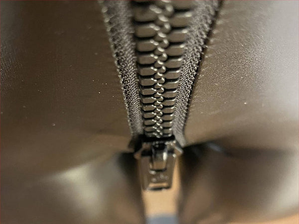Levoire | Slim Fit Pantalons à double fermeture éclair taille haute