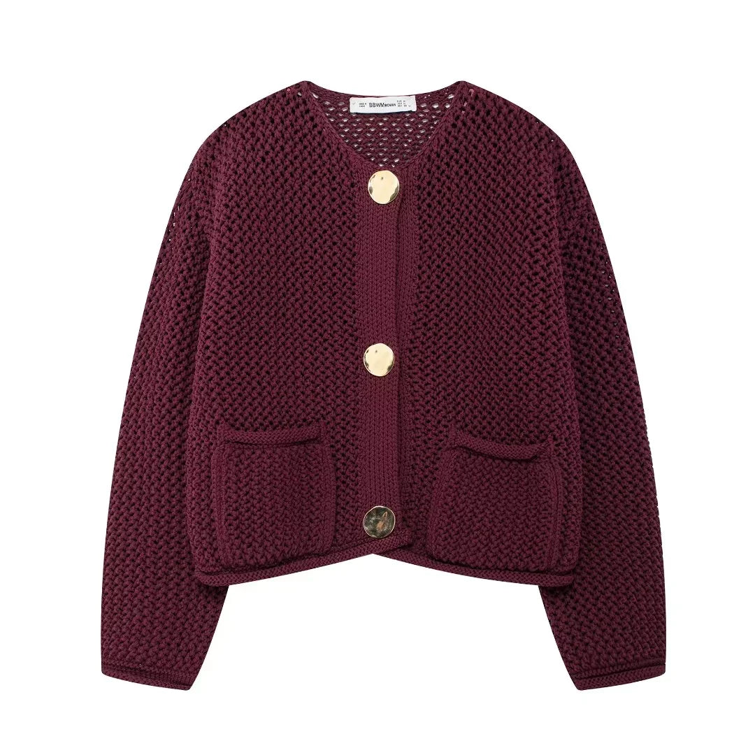 Levoire | Gilet élégant Vin rouge