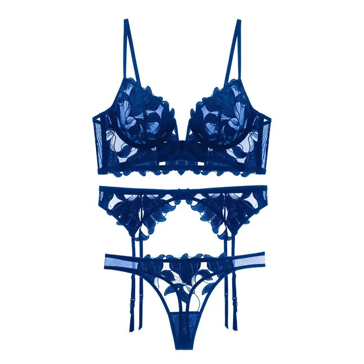 Levoire | Lingerie Séduisante Élégance Femme 3 pièces - Bleu