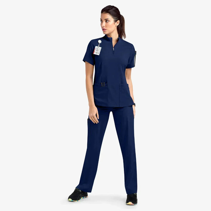 Levoire | Uniforme Médicale Pour Femmes À Coupe Ajustée bleu foncé