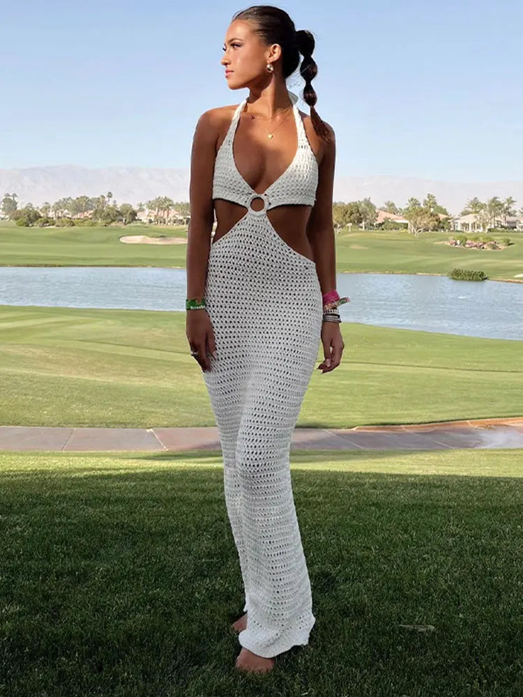 Levoire | Robe Maxi En Crochet