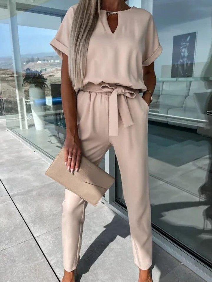 Levoire | Trendy Jumpsuit For An Effortless Style Abricot