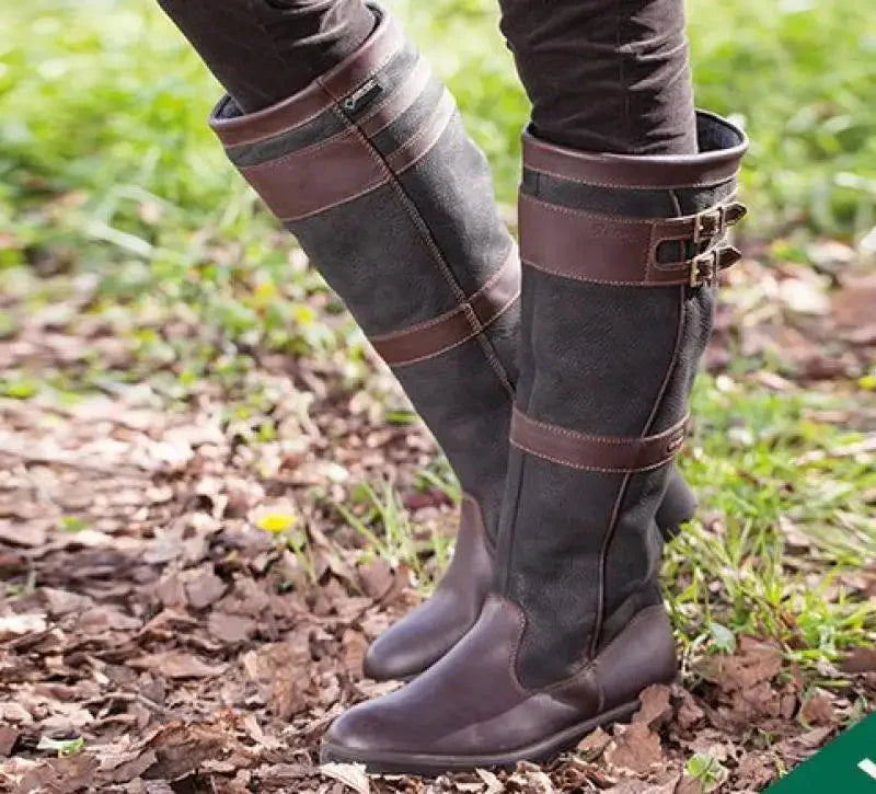 Levoire | Pantalon En Cuir Rétro Pour Femme Marron foncé