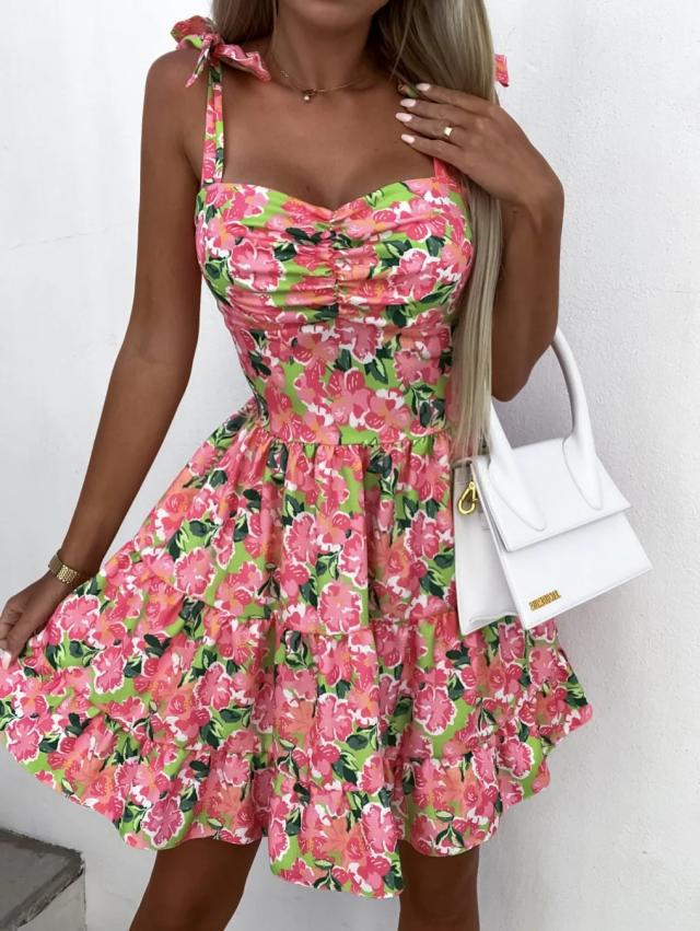 Levoire | Robe Mini Evasee Elegance Ludique Robes Femmes
