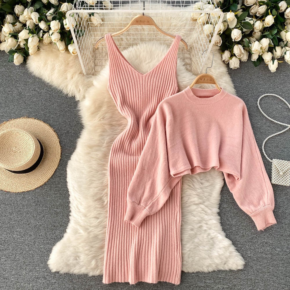 Levoire | Ensemble Confortable Élégant, Chaud & Stylé Rose clair