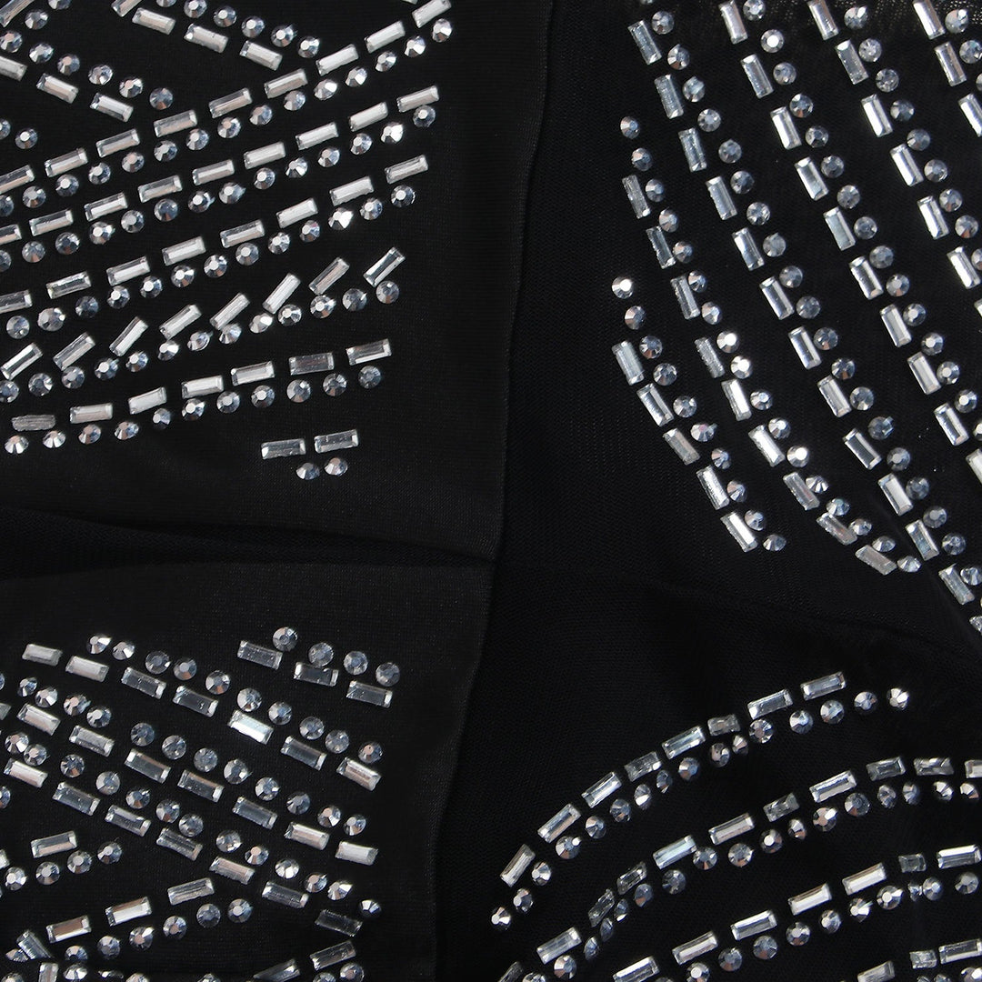 Levoire | Robe Maxi V En Cristal Dyp