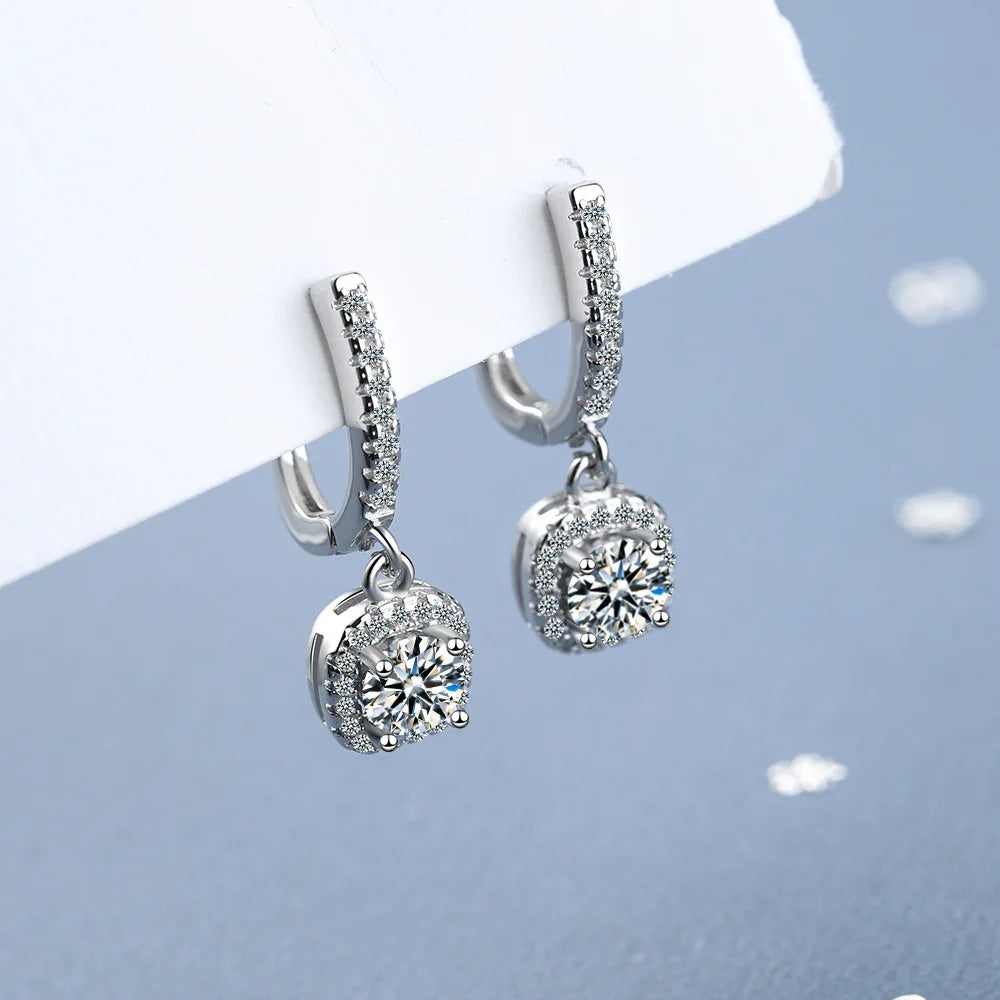 Levoire | Boucles Huggie Moissanite