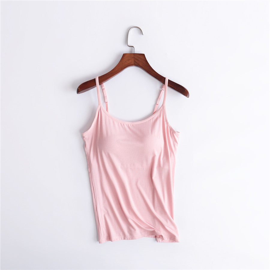 Levoire | Haut Élégant Avec Bralette Intégré Saumon