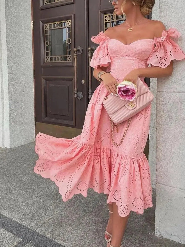 Levoire | Robe De Princesse Sans Manches Rosa
