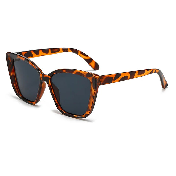 Levoire | Lunettes Vintage Cat-Eye Gris léopard Comme illustré