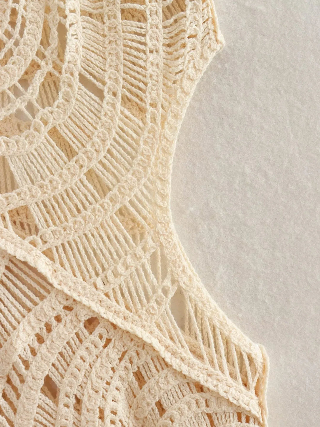 Levoire | Robe En Crochet Aérée Pour L'Été
