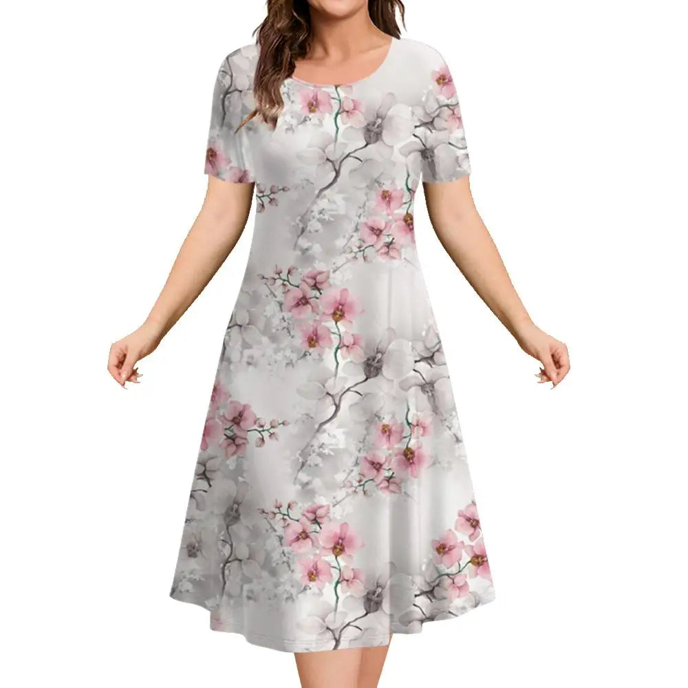 Levoire | Robe Élégante À Fleurs Imprimées Pour Femmes