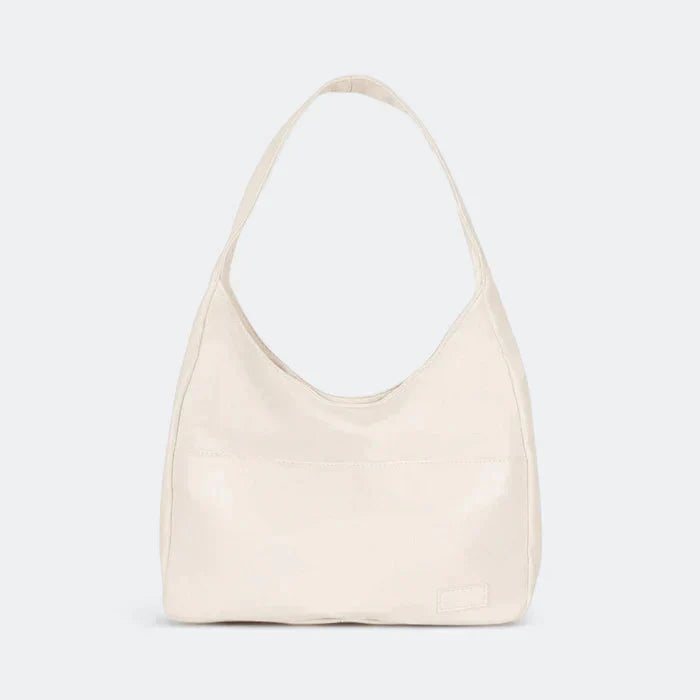 Levoire | Un Grand Sac À Bandoulière En Simili Cuir Crème
