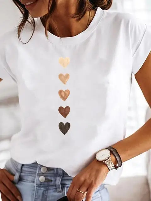 Levoire | T-shirt Stylé à Imprimé Minimaliste Stil A