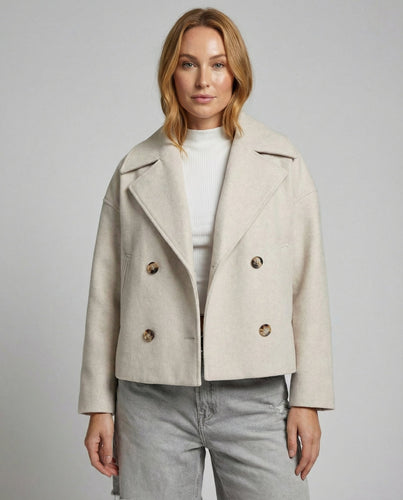 Veste femme à double boutonnage courte | Avriane