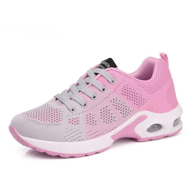 Levoire | Chaussure De Course Ergonomique Gris Rose