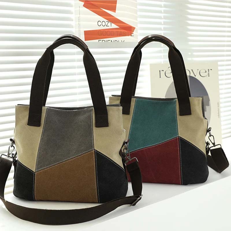 Levoire | Sac En Toile Contrasté