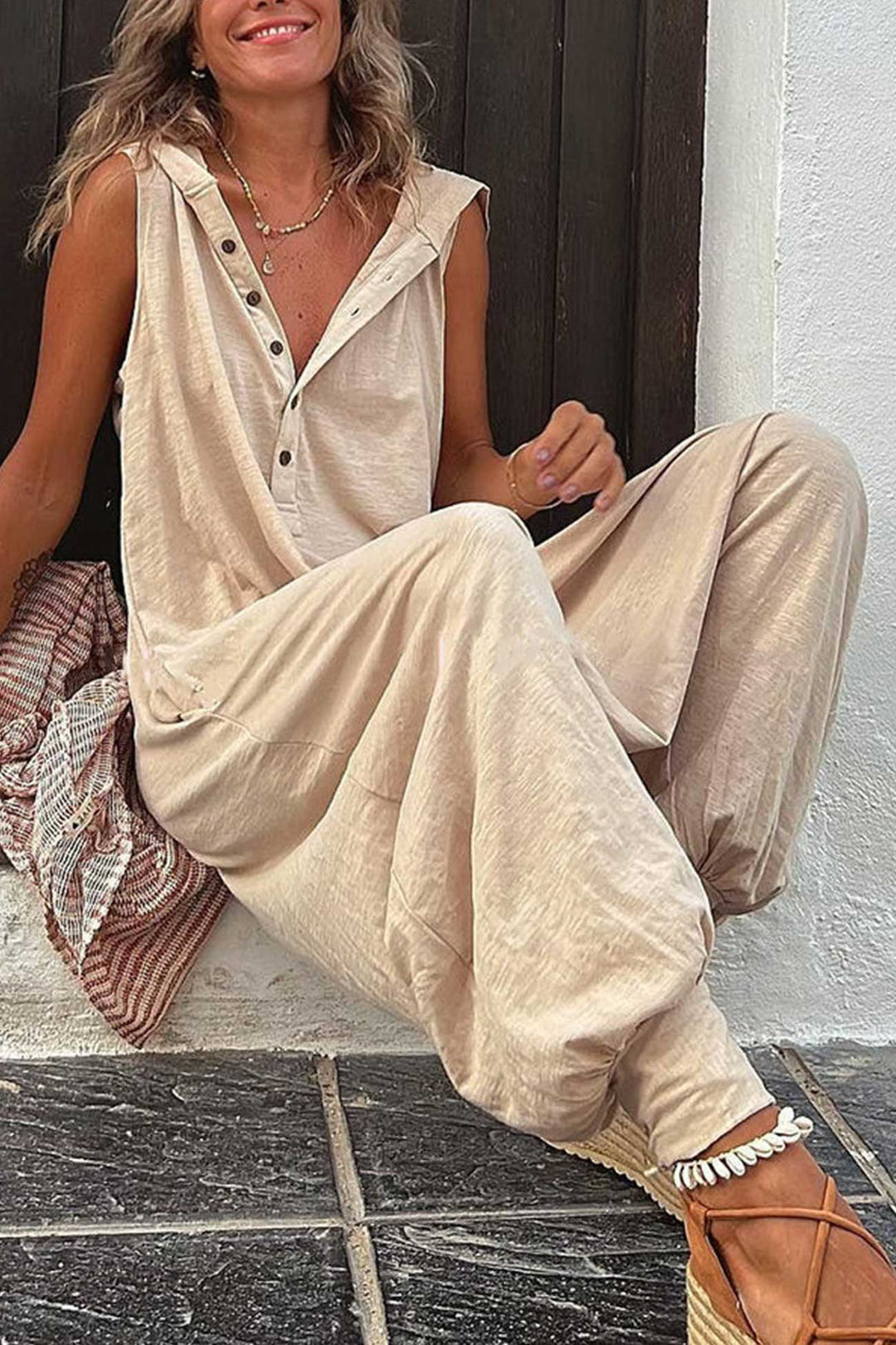 Levoire | Combinaison sans manches avec capuche Style 6