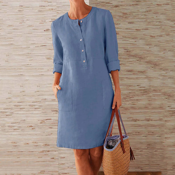 Levoire | Élégante Et Chic Robe Ciel bleu