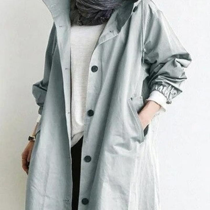 Levoire | Trench-coat élégant et imperméable Bleu clair