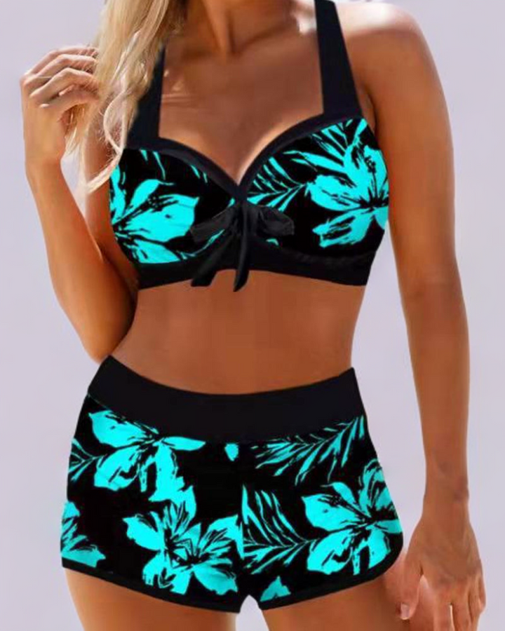 Levoire | Maillot De Bain Taille Haute Et Imprimé Floral