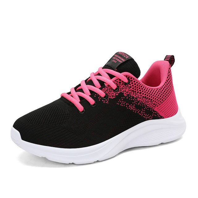 Levoire | Chaussures De Sport Pour Femmes Noir & Rose clair