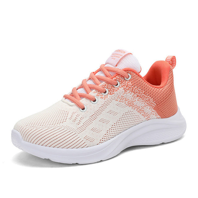 Levoire | Chaussures De Sport Pour Femmes Blanc & Orange