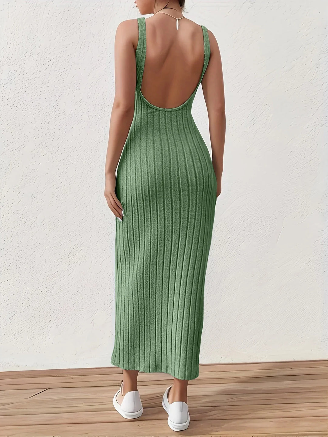 Levoire | Robe Débardeur Dos Nu Heeresfarbe