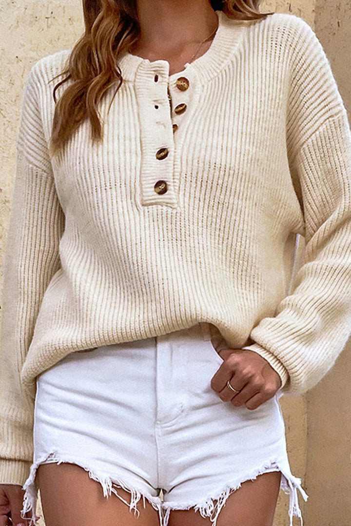 Levoire | Pull D'Hiver Décontracté Et Classique Beige
