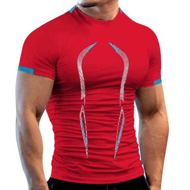 Levoire | T-shirt avec Conception Aérée et Légèreté pour Passionnés de Musculation Rouge