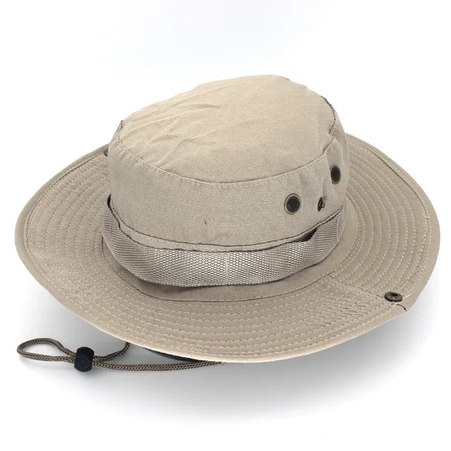 Levoire | Chapeau de Cowboy d'Été avec Protection Solaire et Style Élégant pour Tous Kaki 54-59cm