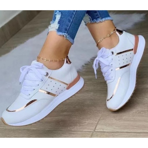 Levoire | Stil Khaki Plat Confortable Chaussures En Cuir Pour Femmes