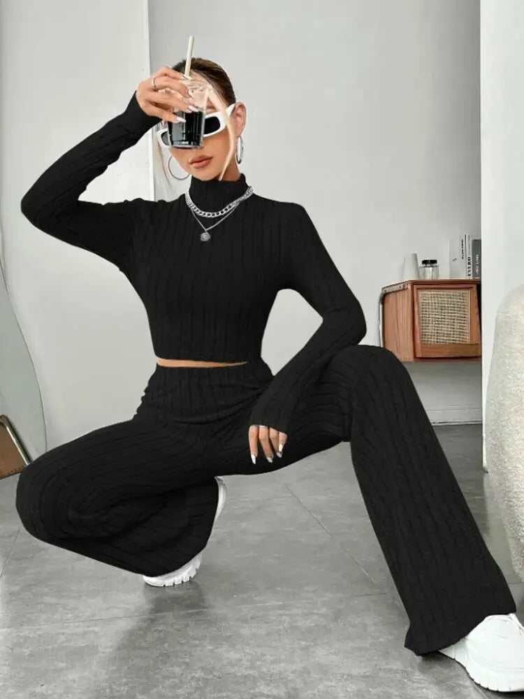 Levoire | Ensemble En Tricot En Deux Pièces De Luxe Pour Femmes