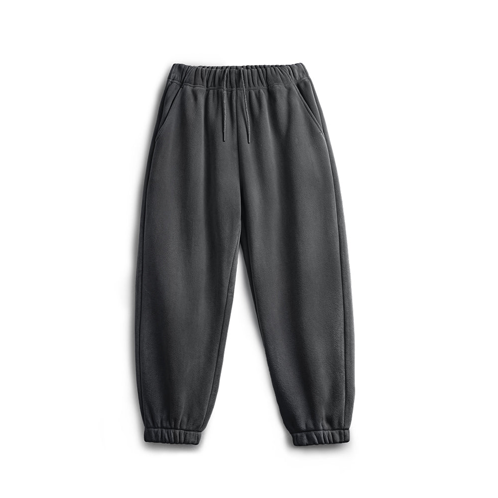 Levoire | Pantalon De Jogging Chaud Avec Taille Élastique Gris foncé