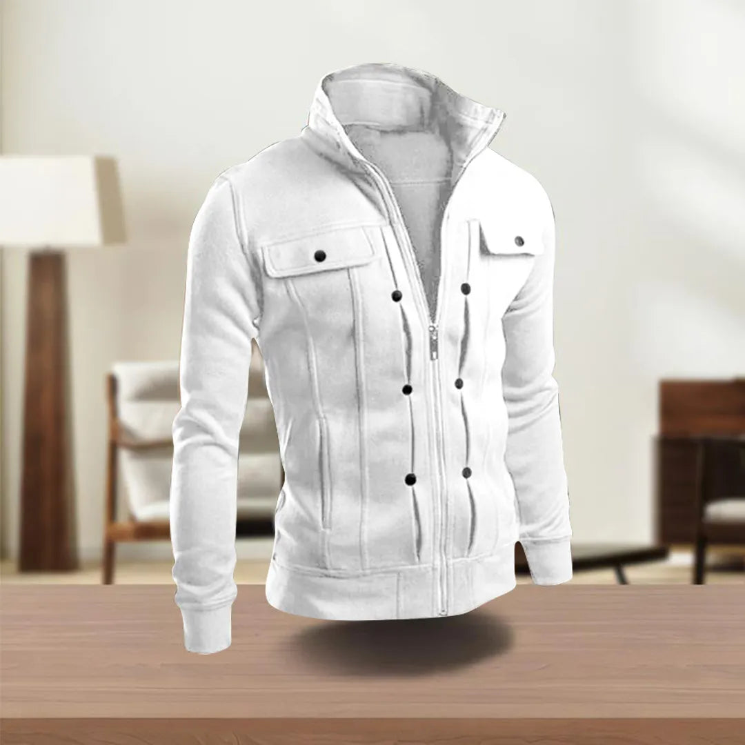 Levoire | Veste Décontractée Pour Hommes Blanc